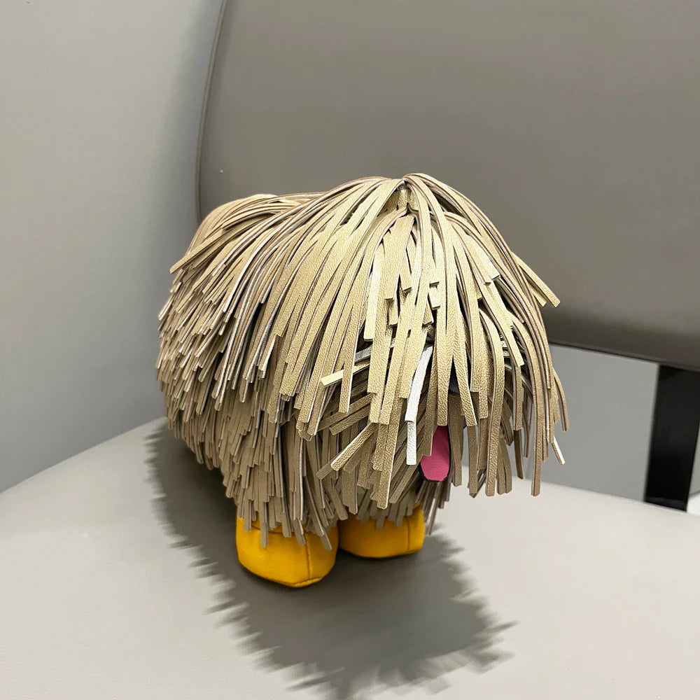 Mini Shaggy Dog Tassel Bags