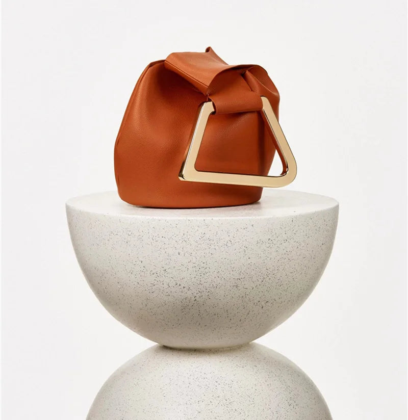 Enora Resin Handle Knot Bag