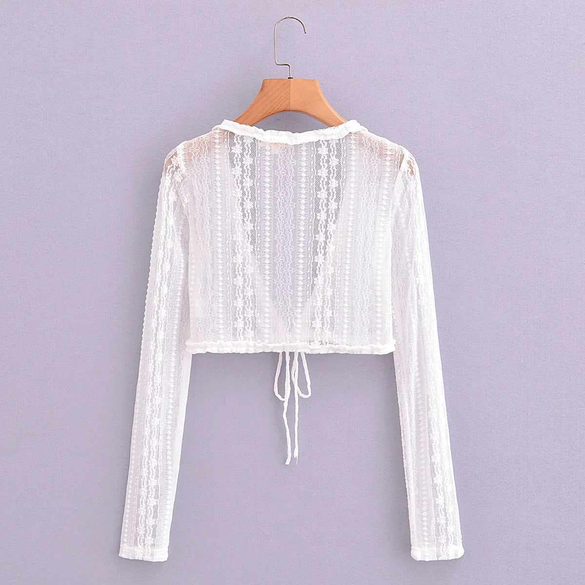 Rafaela Lace Cardigan Mini Dress