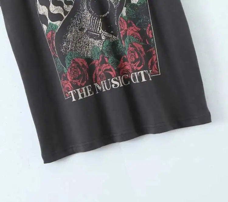 Nashville Letter Graphic T-Shirts