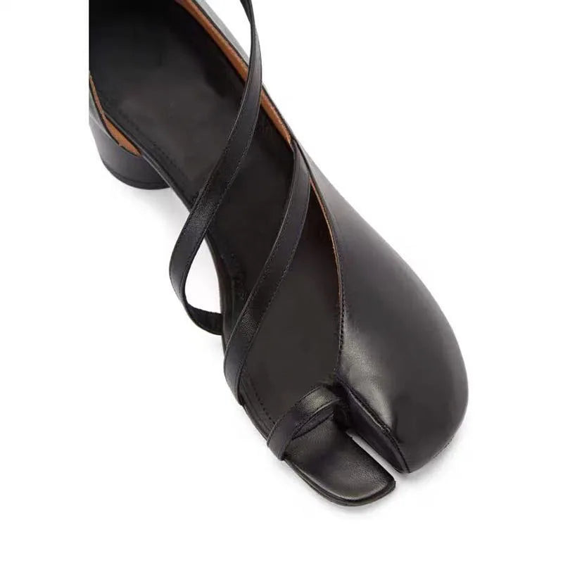 Emersyn Half Cut Out Tabi Sandals