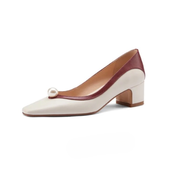 Mirah Pearl Accent Retro Pumps