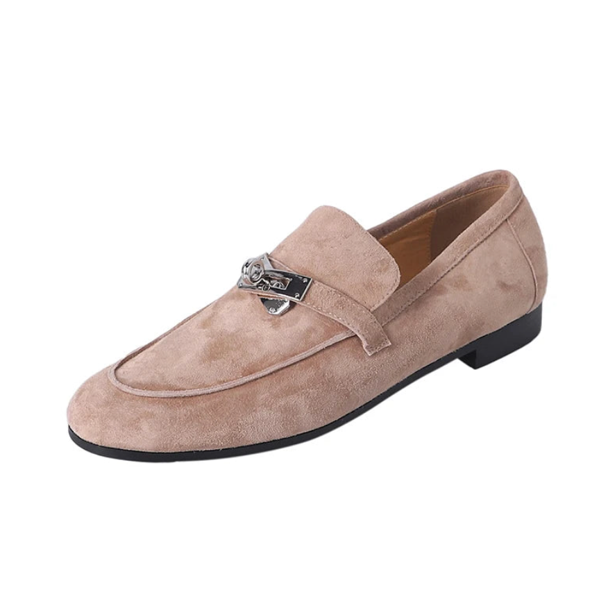 Felisberta Genuine Suede Driving Loafers
