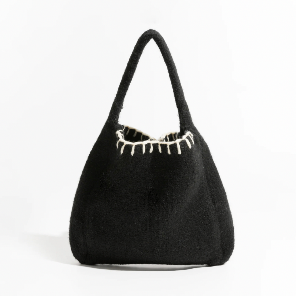 Marie Wool Knit Totes - 7 Colors