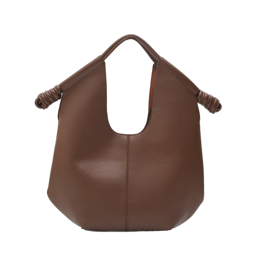 Nava Minimalist Bar Handle Hobo Bags