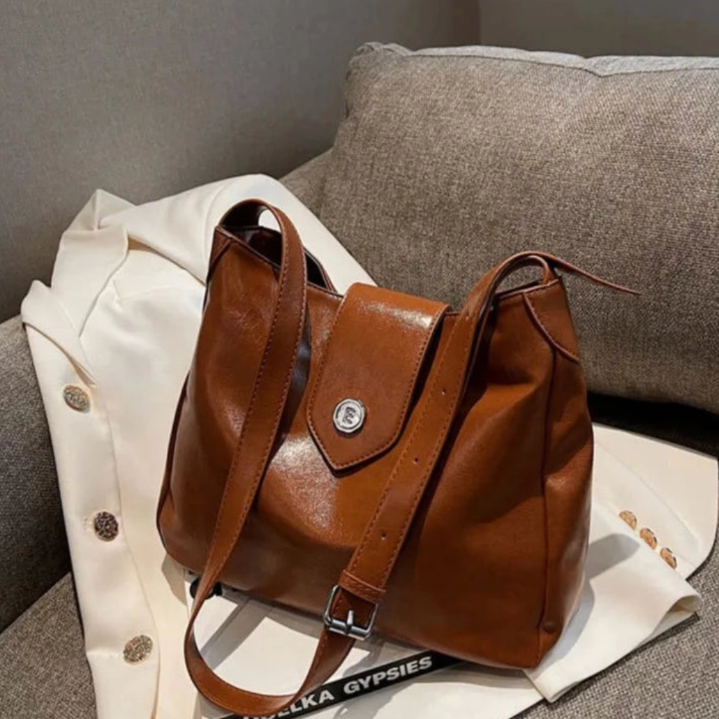 Willow Vintage Faux Leather Shoulder Bag