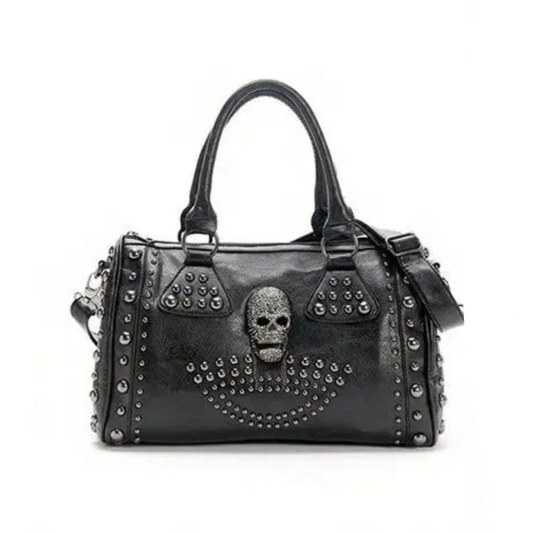 Tyler Punk Skull Rivet Speed Bag