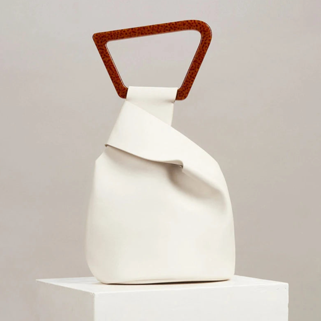 Enora Resin Handle Knot Bag