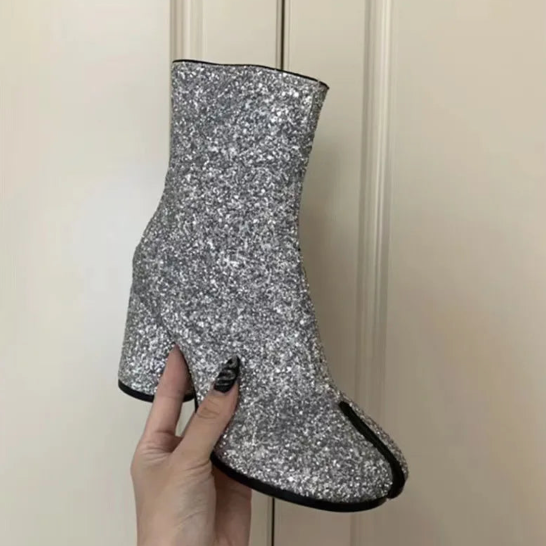 India Split Toe Tabi Ankle Boots