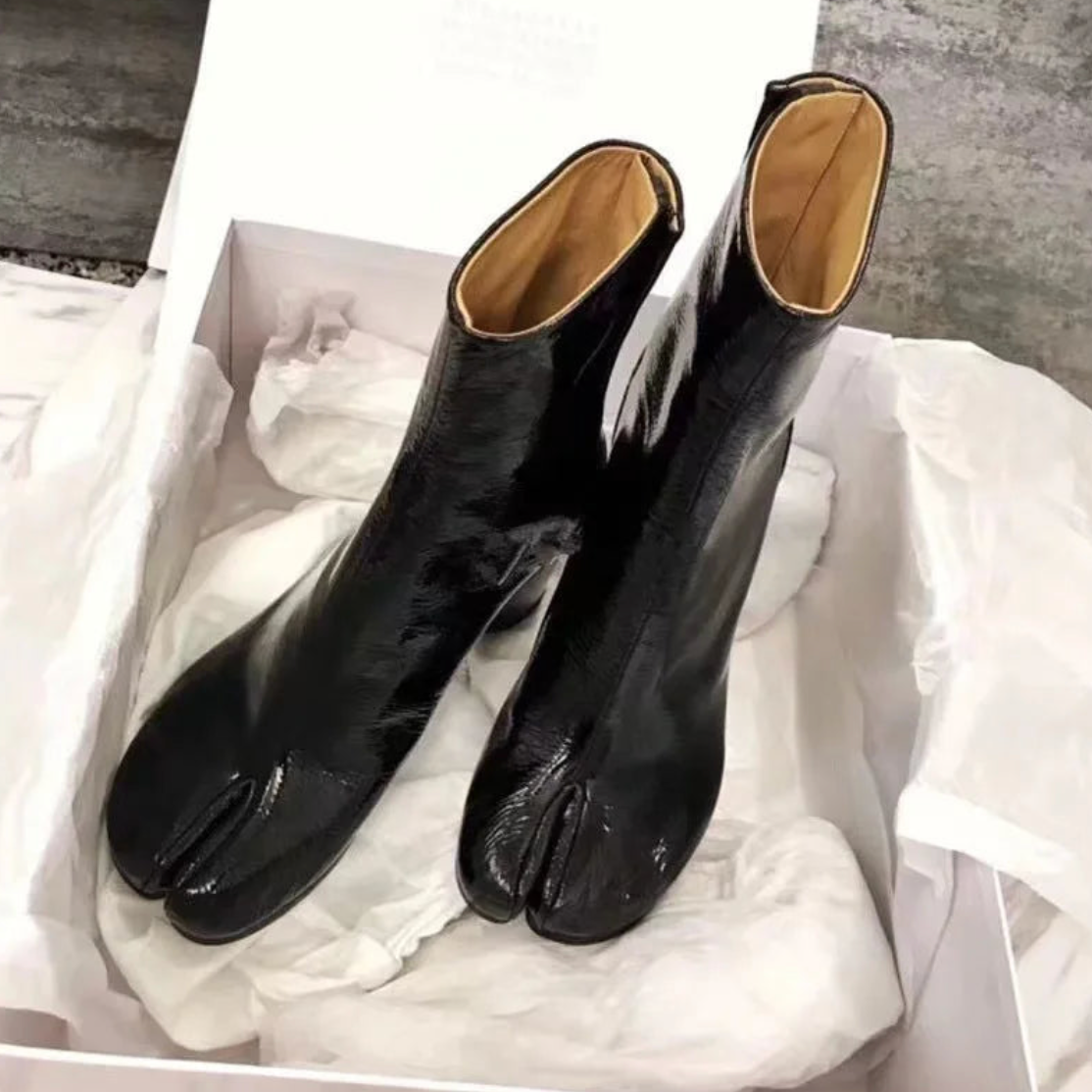 India Split Toe Tabi Ankle Boots