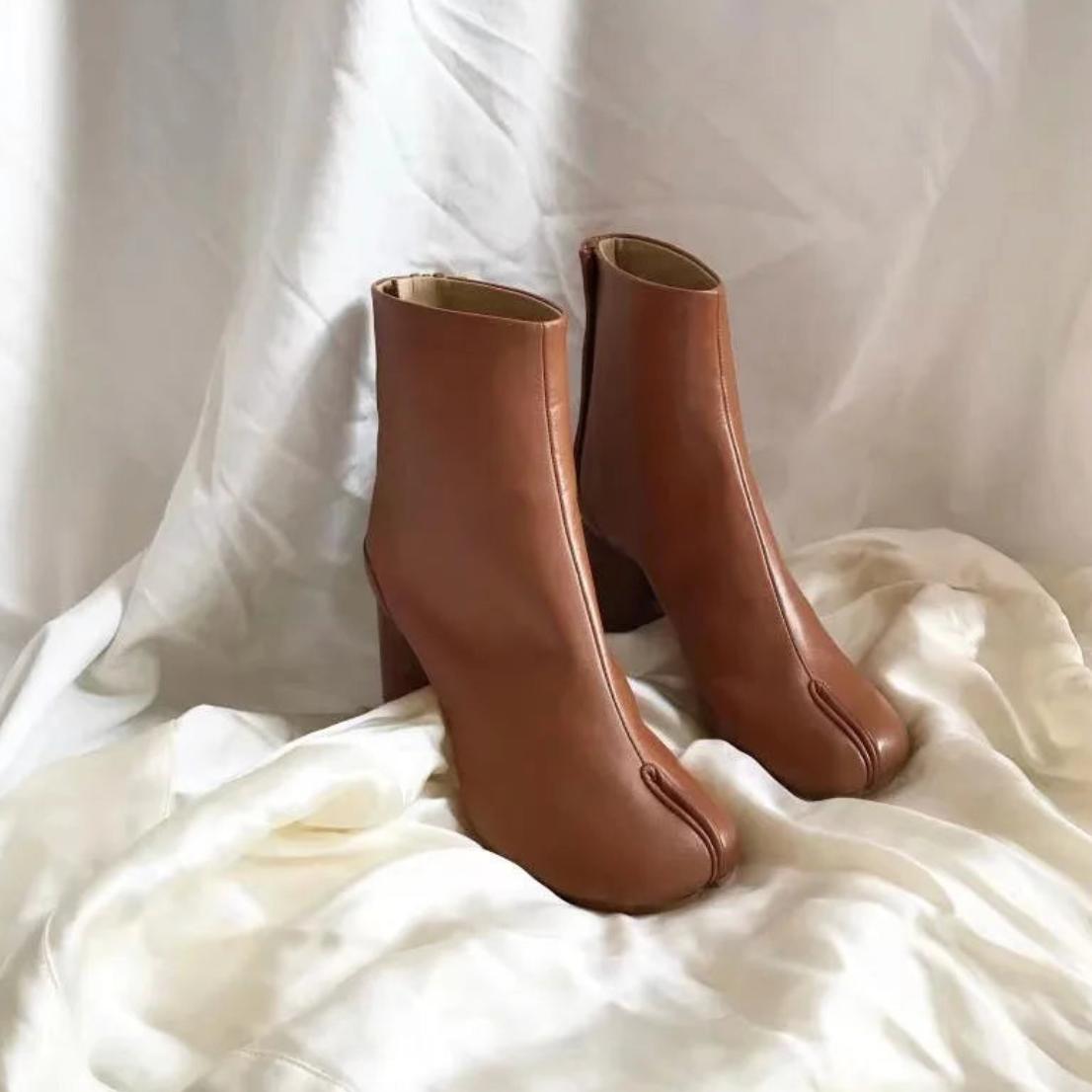 India Split Toe Tabi Ankle Boots