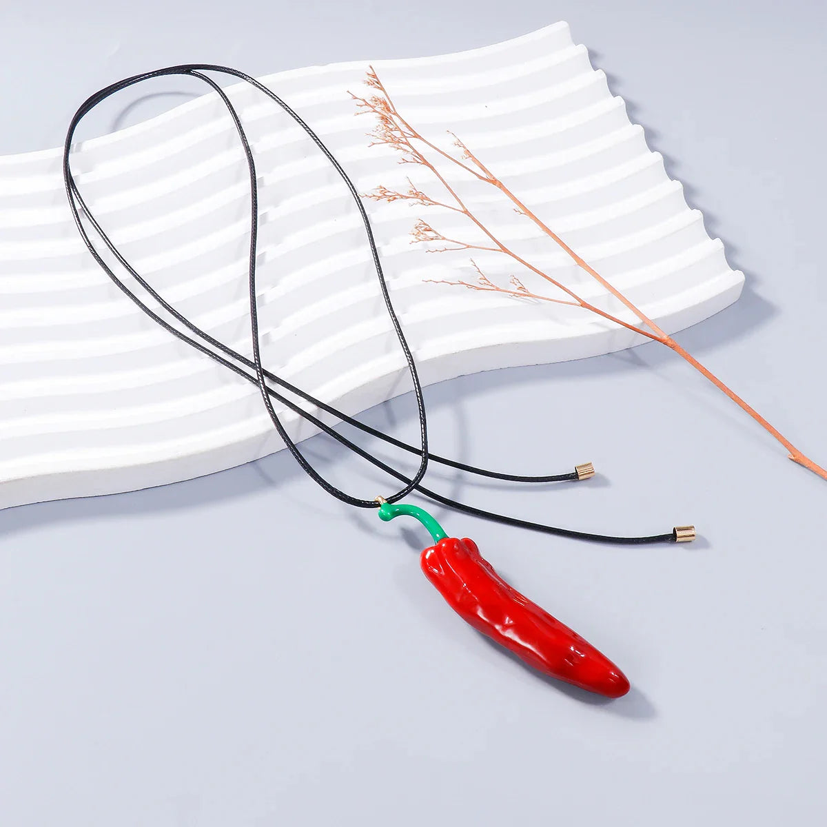 Red Hot Pepper Choker Necklace