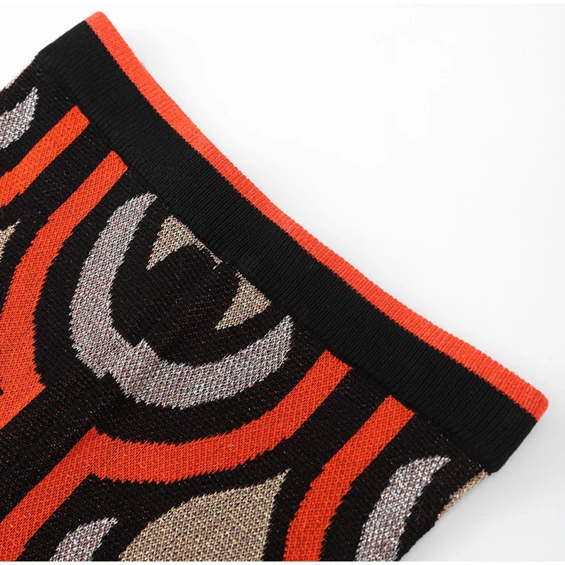 Terra Colorful Knit Tunic and Pants