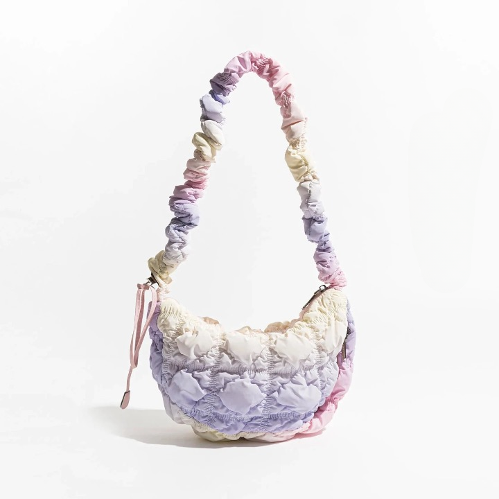 Sambria Pastel Ombre Quilted Waffle Bags