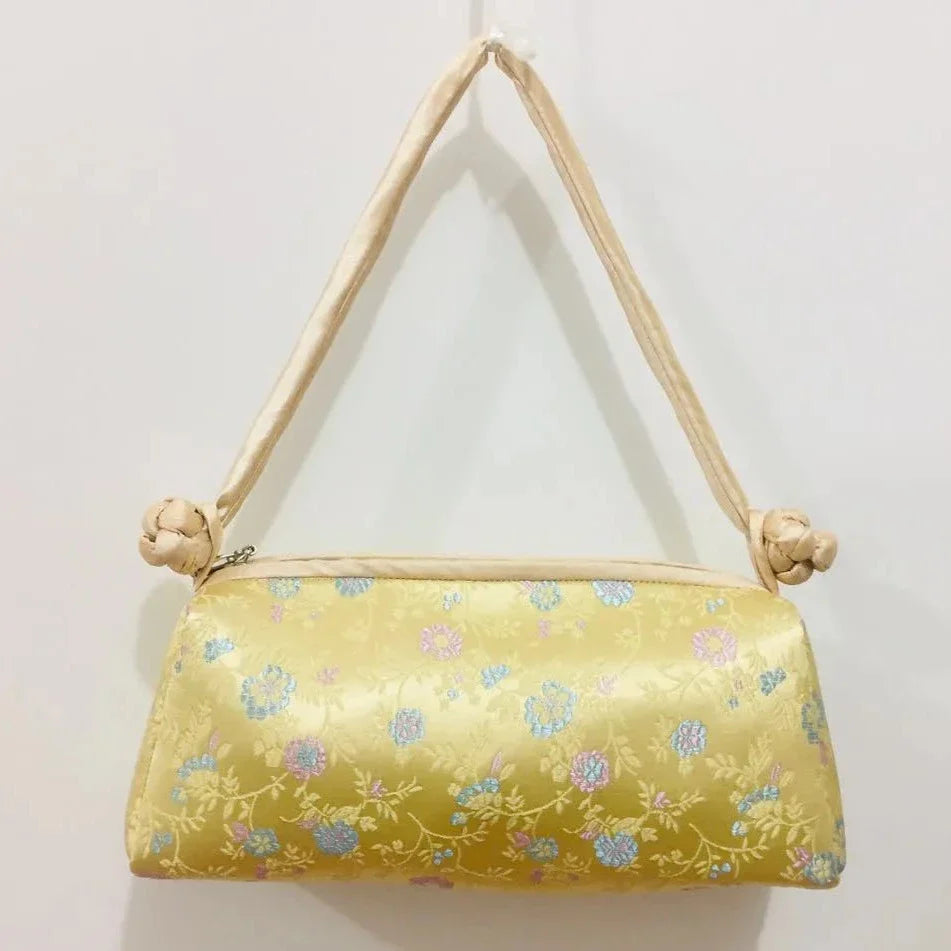 Kexin Silk Embroidery Cheongsam Mini Tote