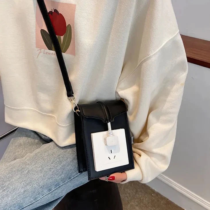 Electric Socket Plug Flap Bags