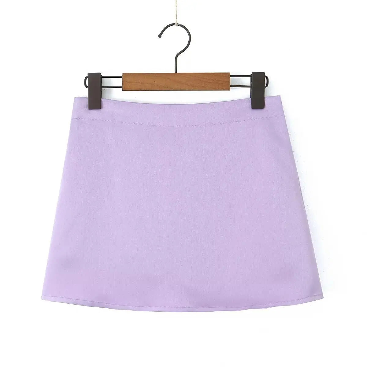 Tassha Boxer Satin Mini Skirts