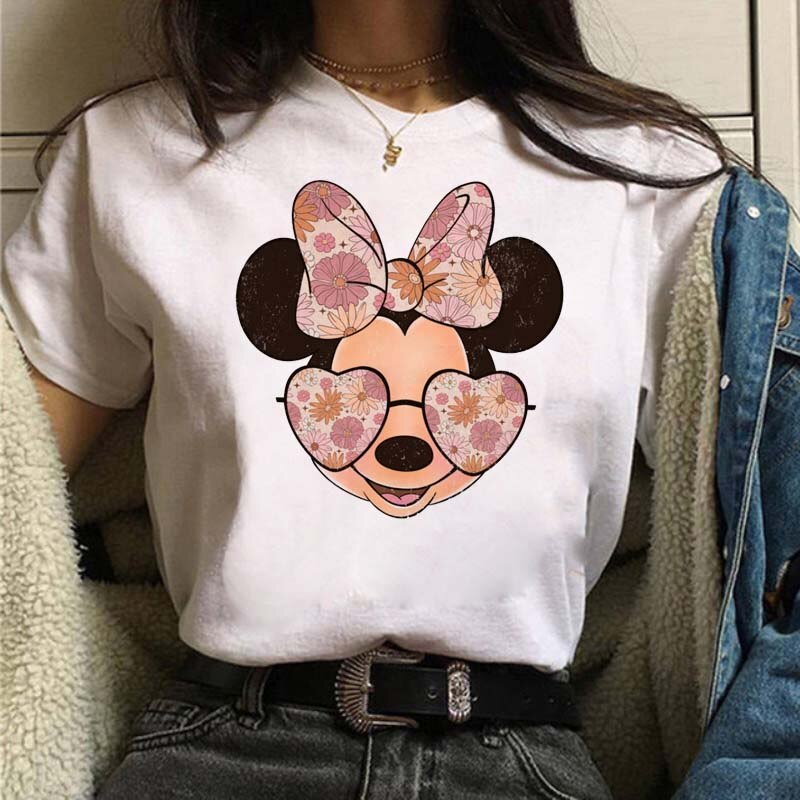 Kawaii Disney Cartoon Mickey T Shirt