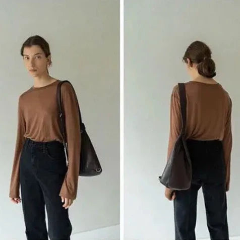 Hannia Faux Leather Sling Cross Body Bag