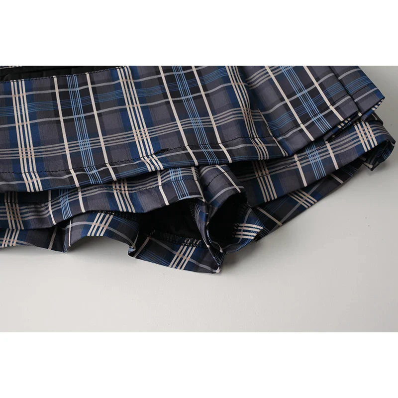 Ellka Plaid Hipster Micro Skorts 