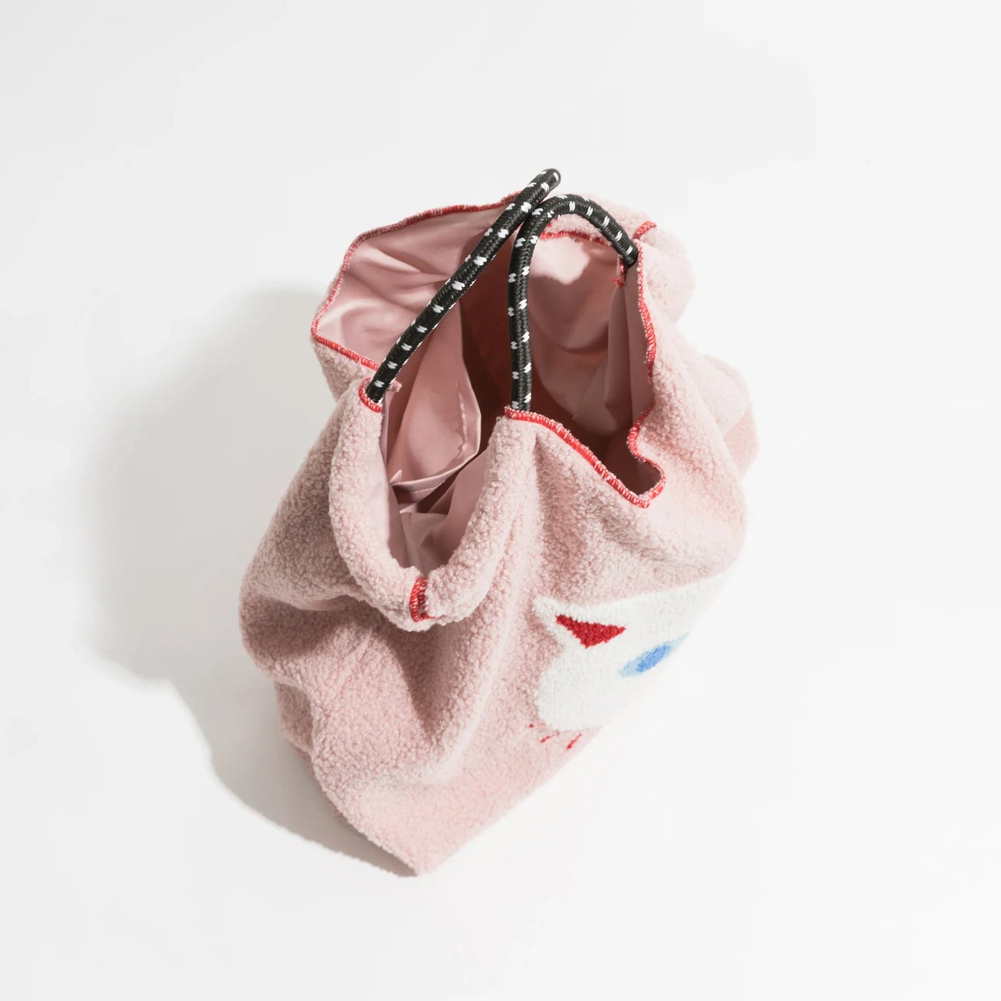 Cat Cartoon Fleece Fur Totes