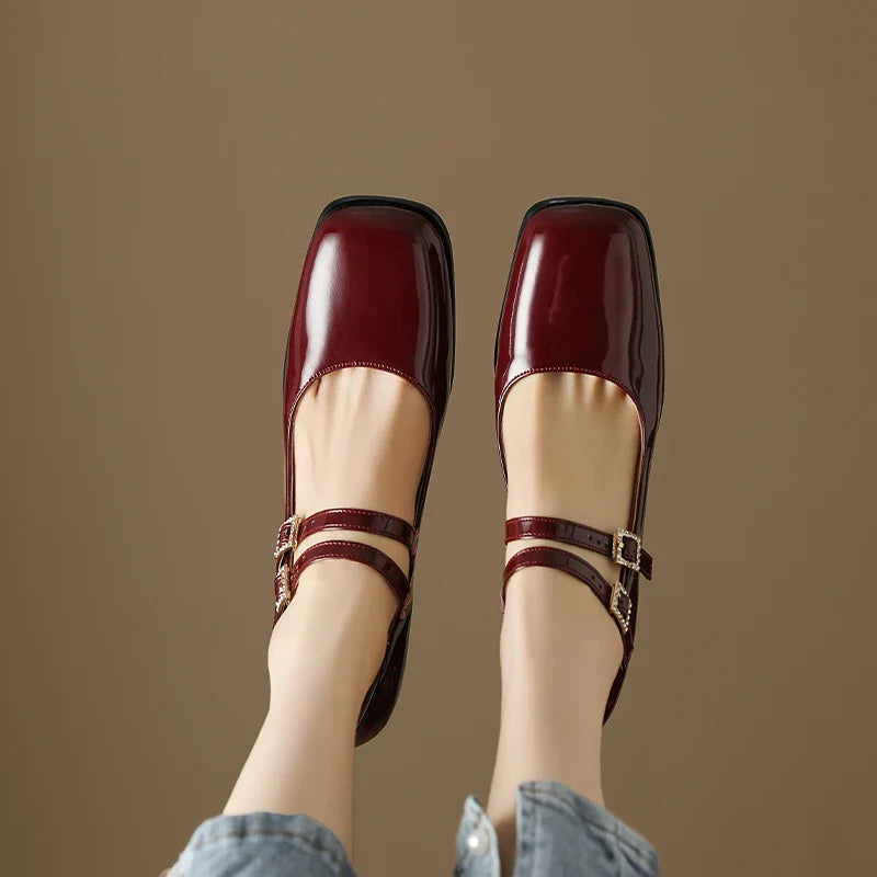 Jollie Double Strap Maryjane Pumps