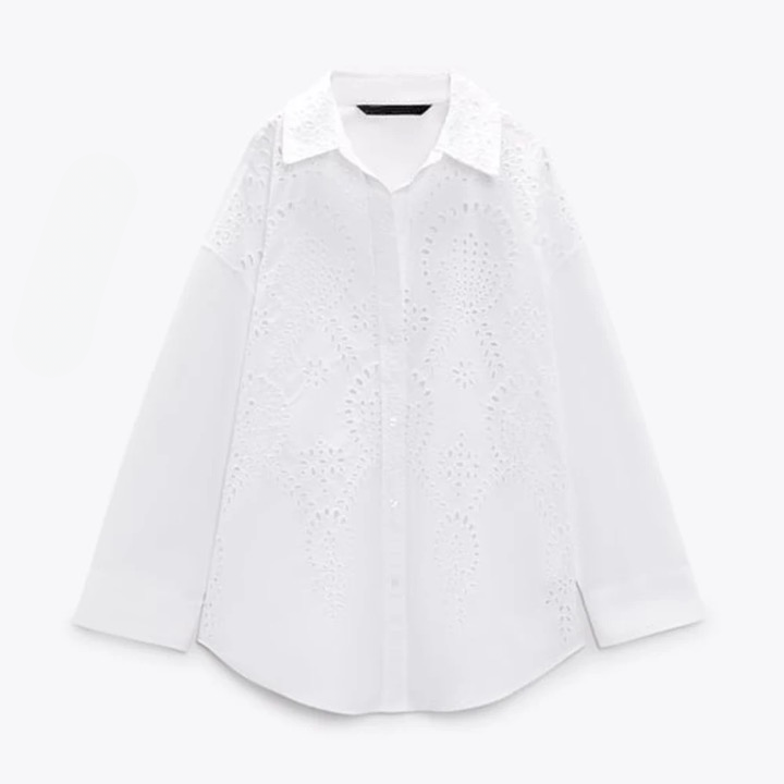 Tulsa Motif Embroidery Casual Shirts