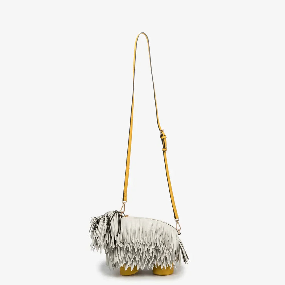 Mini Shaggy Dog Tassel Bags