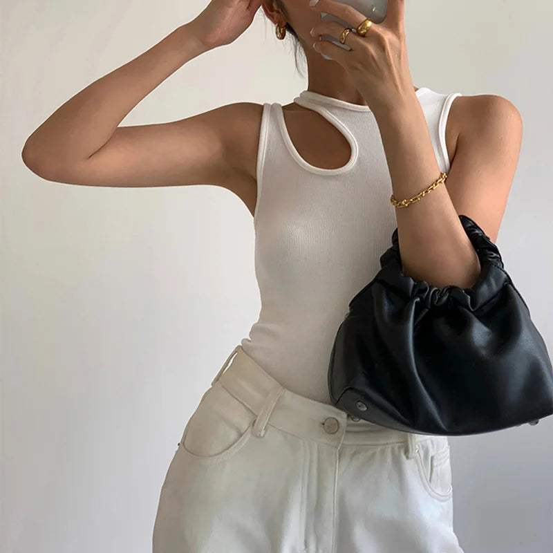 Lena Cut Out Tank Tops