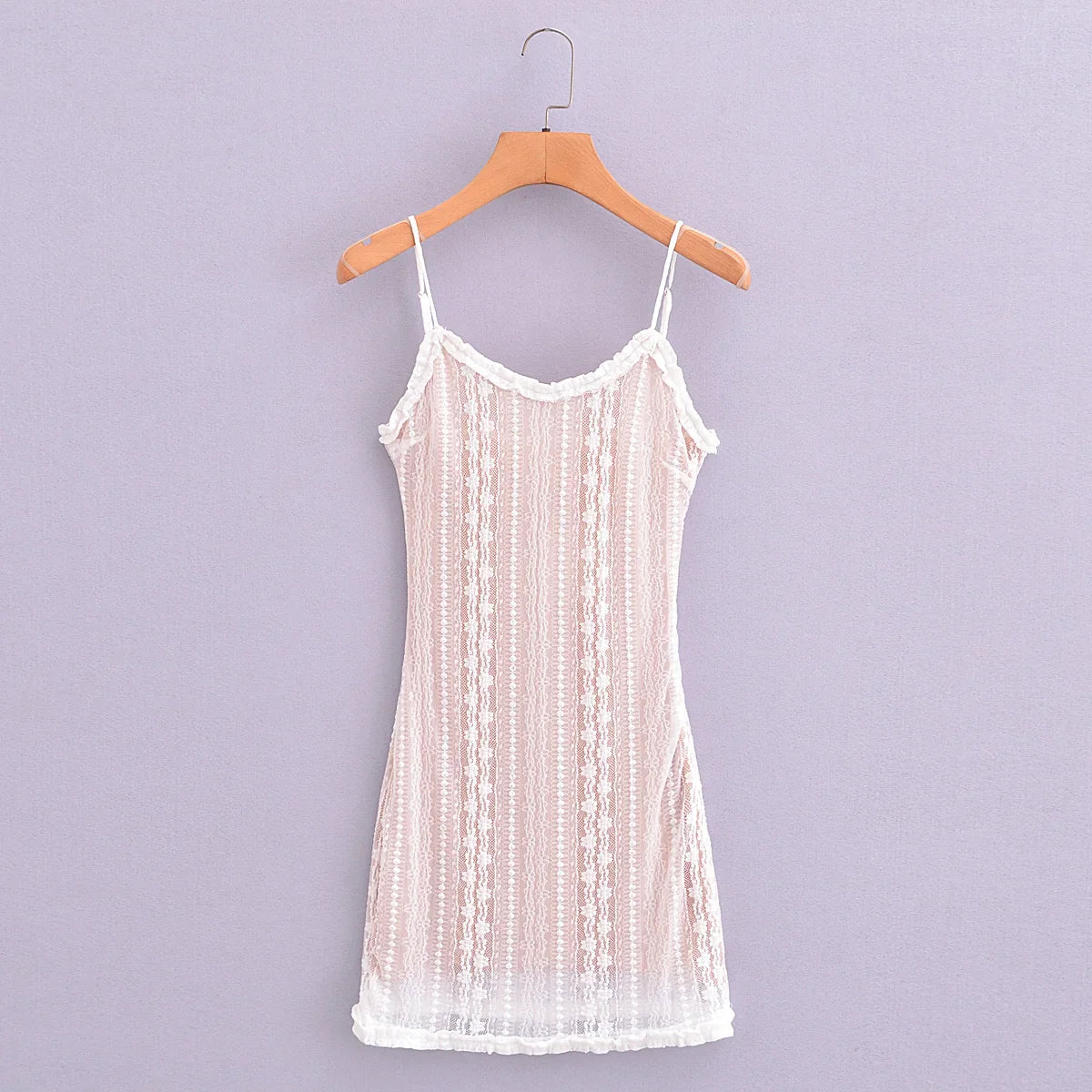 Rafaela Lace Cardigan Mini Dress