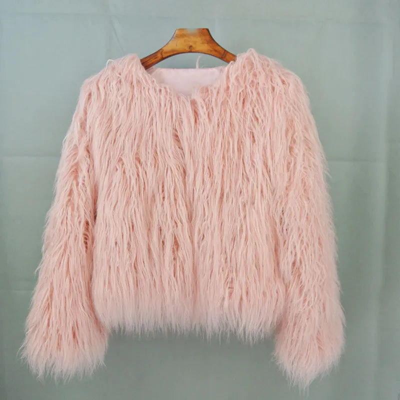 Micaela Shaggy Faux Fur Jackets