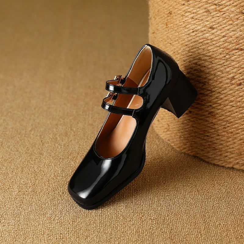 Jollie Double Strap Maryjane Pumps