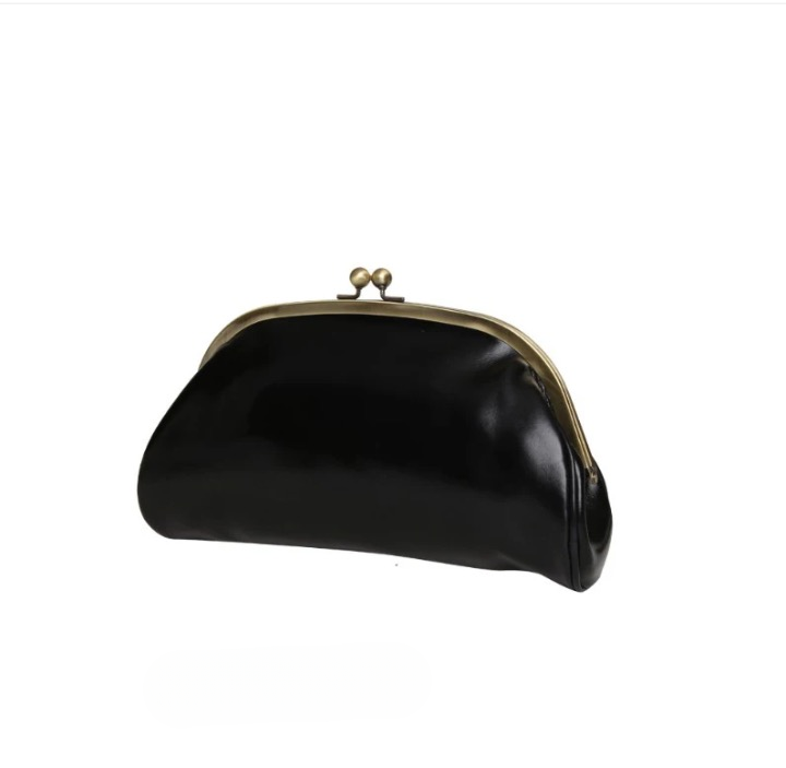 Aki Vintage Faux Leather Coin Clutch Bag
