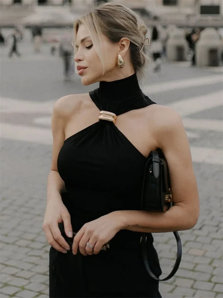 Tossy Off-Shoulder Patchwork Cami Top