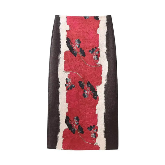 Valeria Printed Maxi Pencil Skirts