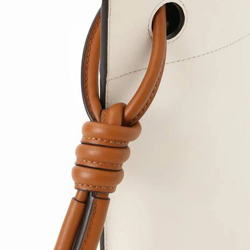 Tara Minimalist Knot Detail Bucket Bags