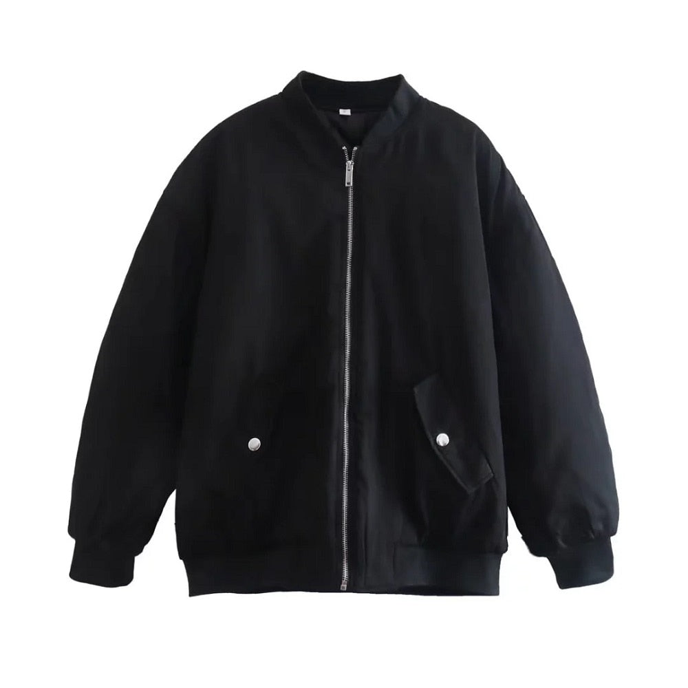 Selma Bomber Jacket with Ruched Sleeves - 7 Colors