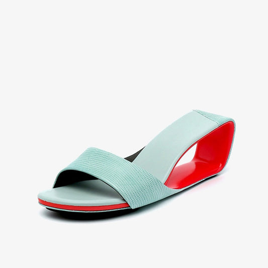 Senji Hollow Heel Geometry Sandals