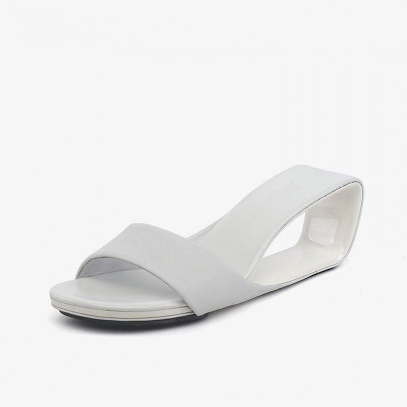 Senji Hollow Heel Geometry Sandals