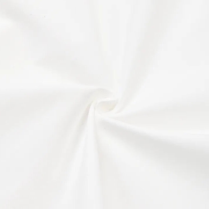 Sequin Bib Neck Tuxedo Shirt Blouse - Black or White