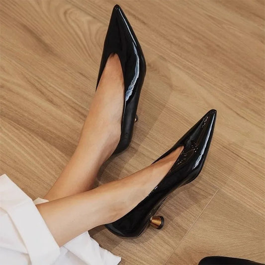 Highs Pointed Shal Summer Fashion Party Dress Shoes Low Heel Pumps