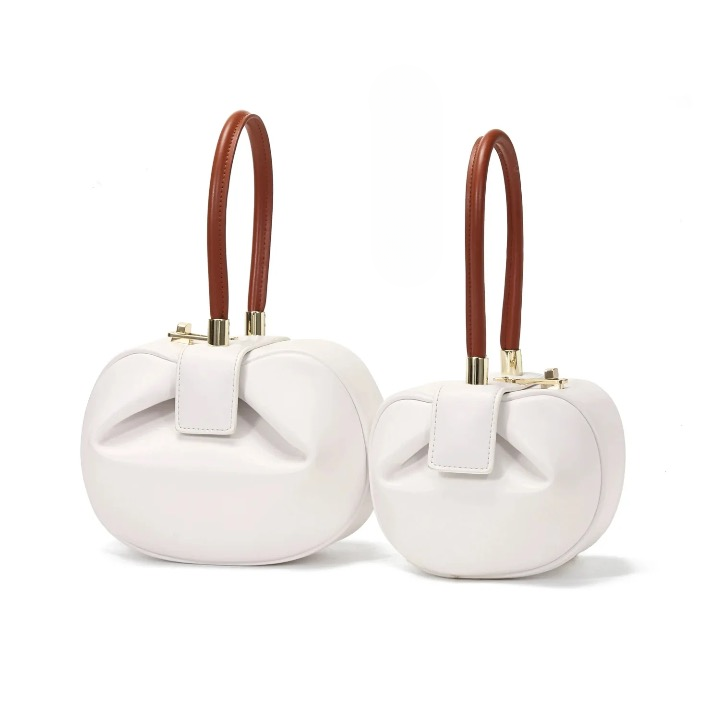 Alma Leather Mini Dumpling Bags