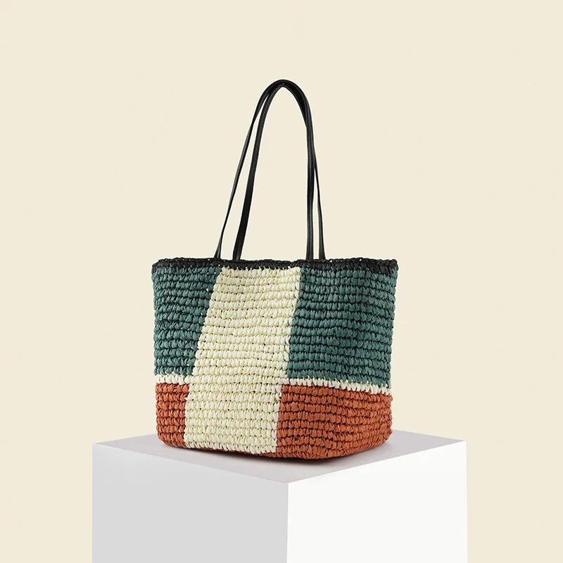Helena Colorblock State Basket Tote