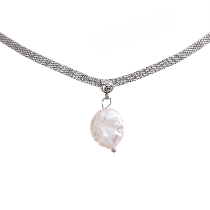 Natural Pearl String Beads Necklace