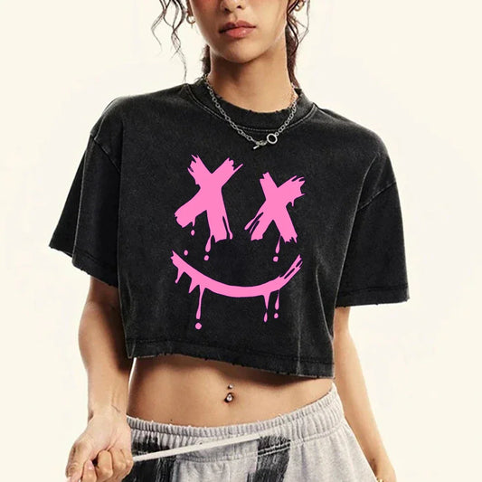 Drooling Face Washed Retro T-shirt