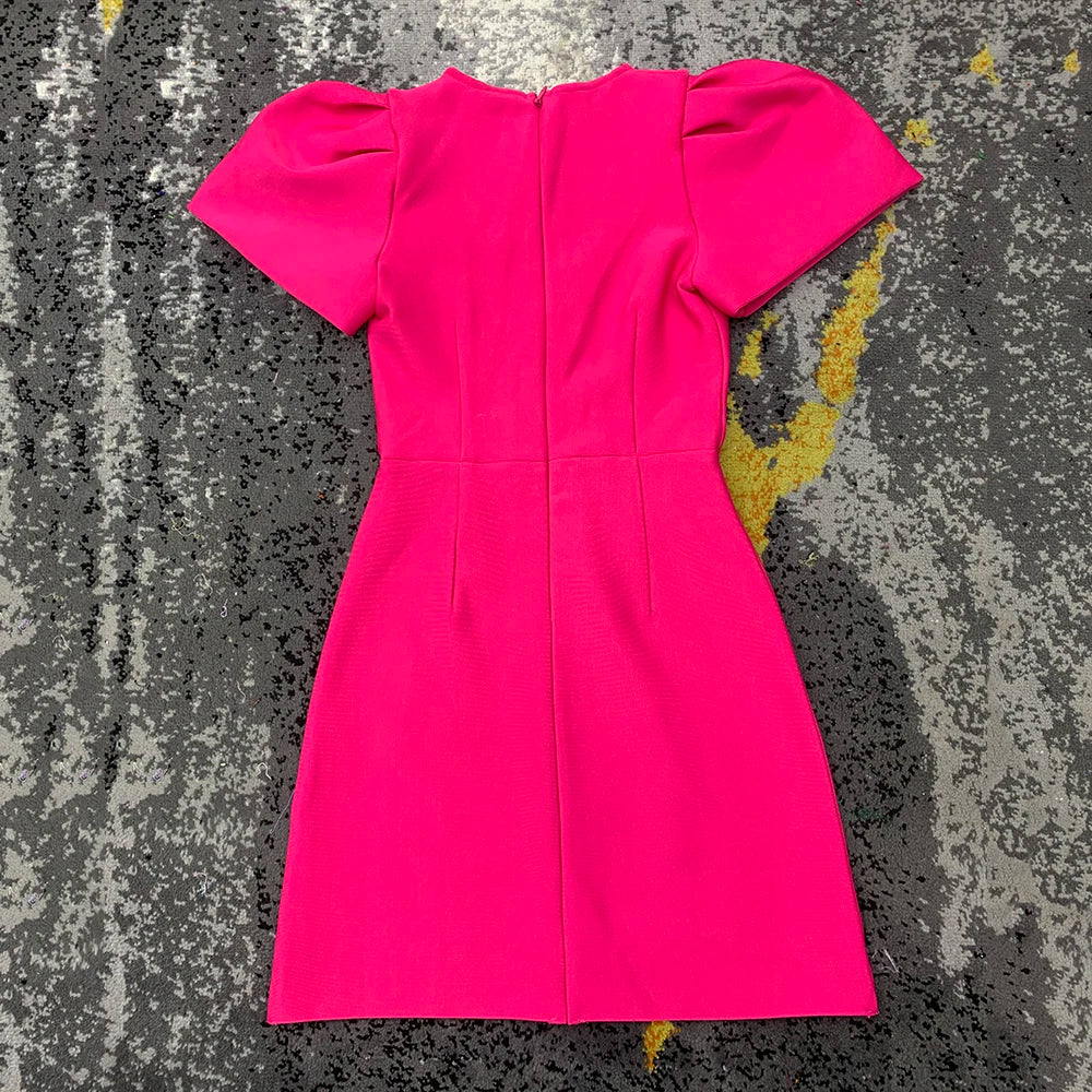 Ailia Bow Embellished Cocktail Dress