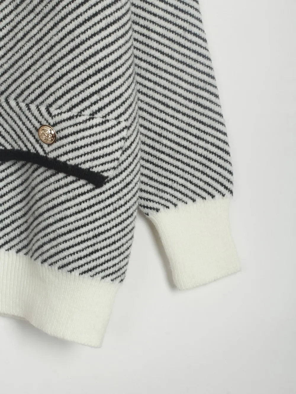 Daviana Herringbone Cardigan