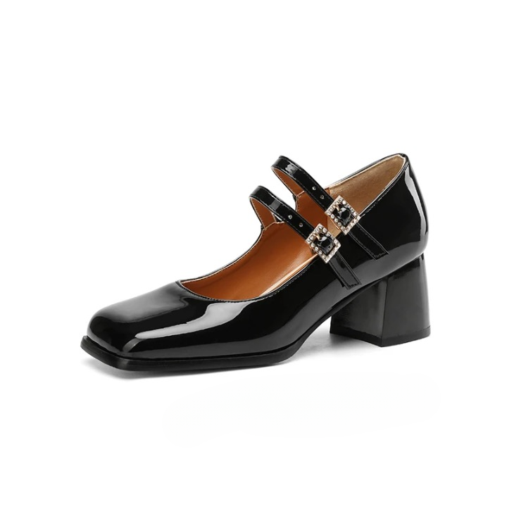 Jollie Double Strap Maryjane Pumps