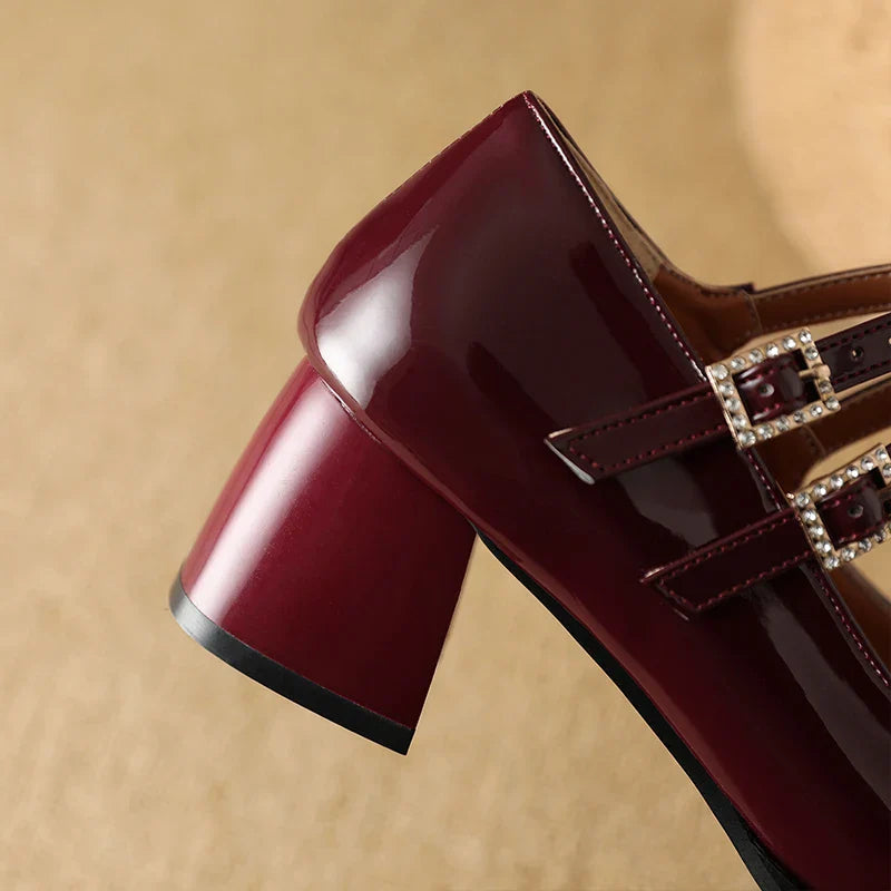 Jollie Double Strap Maryjane Pumps