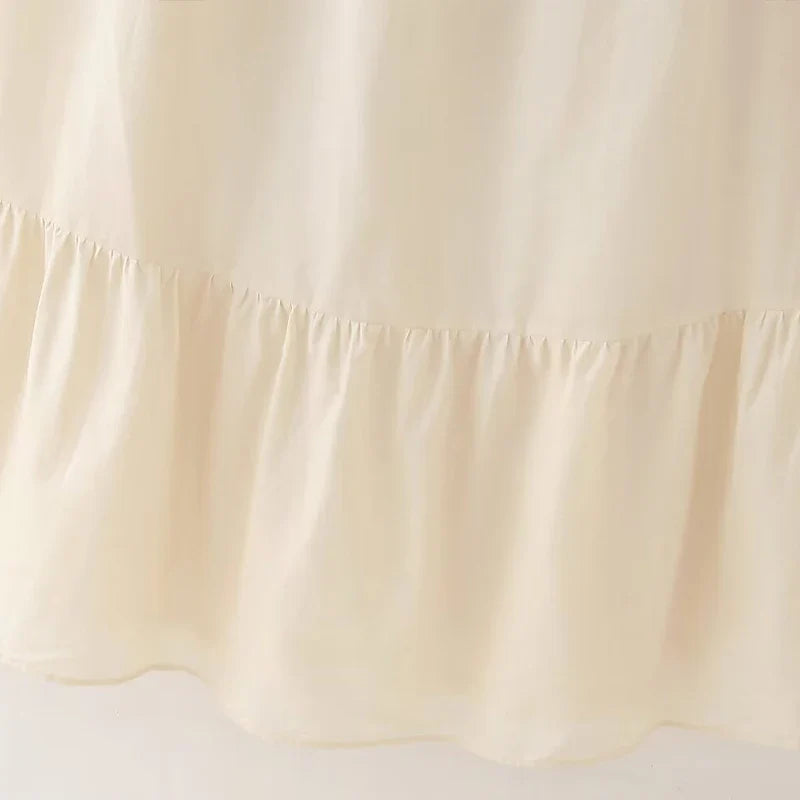 Mara Spaghetti Strap Folk Dress